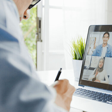 Online events banner