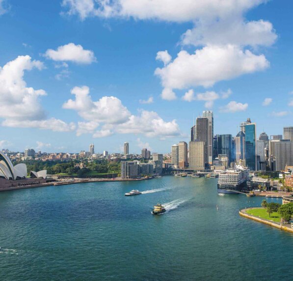 Beautiful view of Sydney
