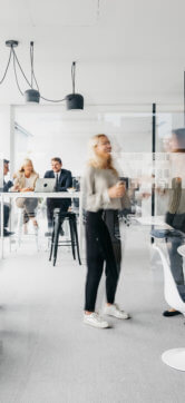 Daily routine at the office